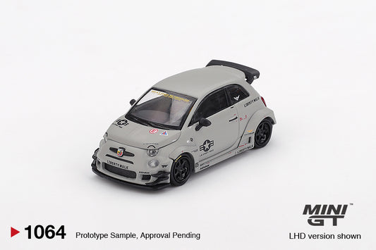 MINI GT FIAT ABARTH 595 LBWK X ABAS WORKS FIGHTERS 2024 # 1064