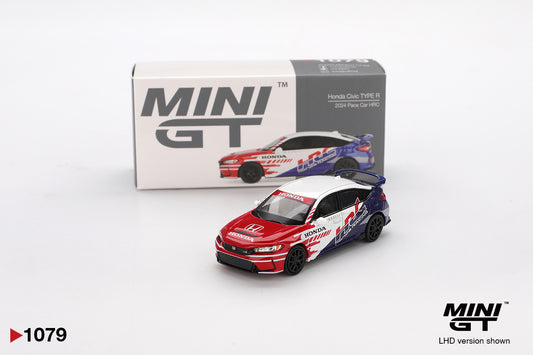 MINI GT HONDA CIVIC TYPE R PACE CAR HRC 2024 # 1079