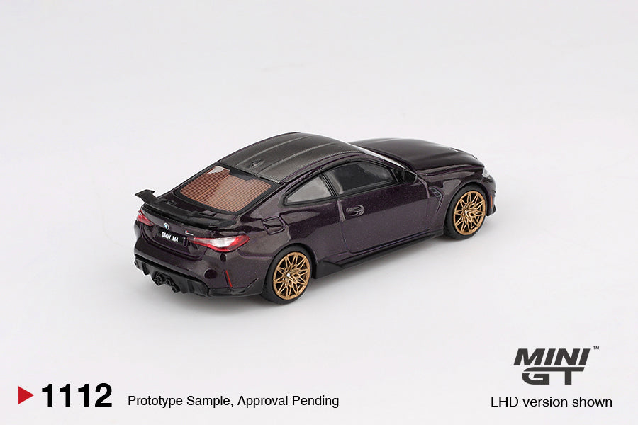 MINI GT BMW M4 G82 PERFORMANCE DAYTONA VIOLET 2021 # 1112