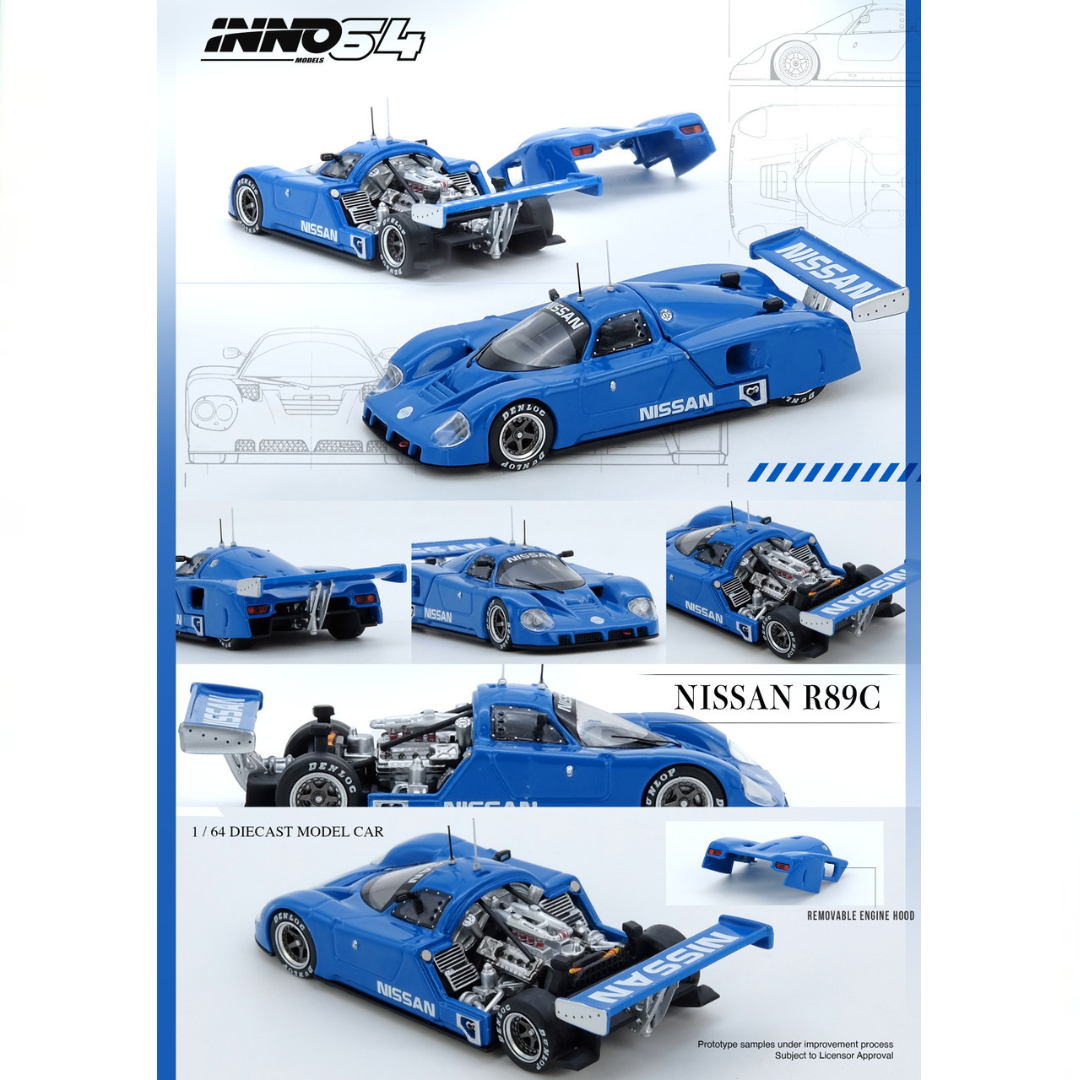 INNO64 Nissan R89 ** Desmontable IN64-R89C-BL