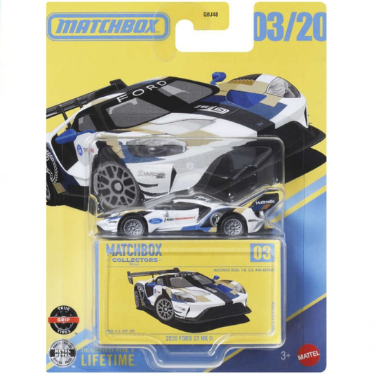 Matchbox Collectors 1.64 2020 Ford GT MK II REF MBGBJ48-966E