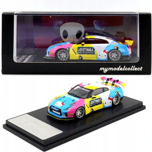 My Model Collect Nissan GTR R35 HELLO KITTY LBWK *** Pieza limitada a 799 Unidades