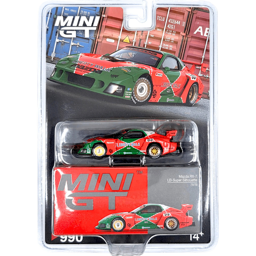 MINI GT 2024 Mazda RX7 FD3S LB Super Silhouette 787 # 990