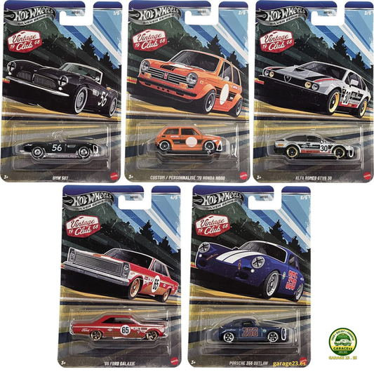 Hot Wheels Silver Series Serie Completa Vintage Grand Prix HRT81-979J