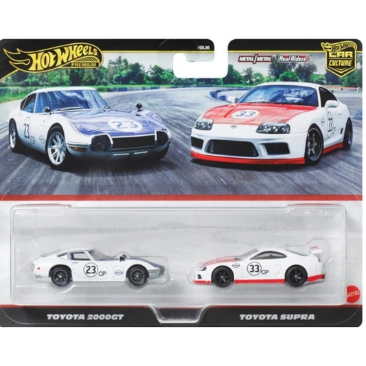 Hot Wheels Premium Pack 2 duo Toyota Supra & Toyota 2000 GT