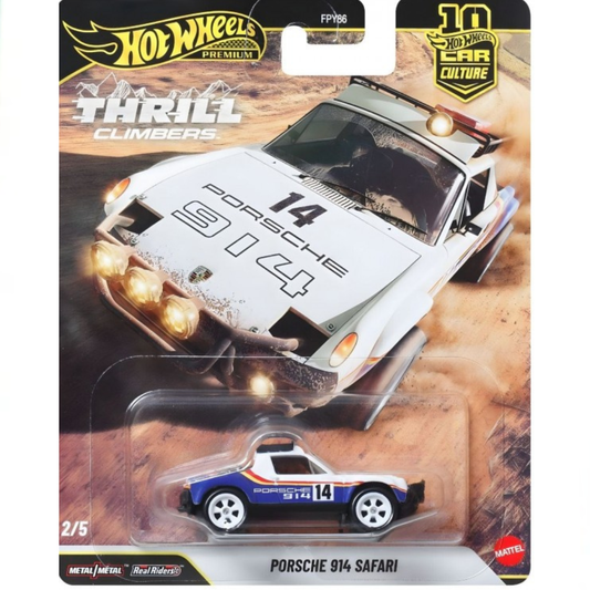 Hot Wheels Premium Thrill Climbers Porsche 914 Safari