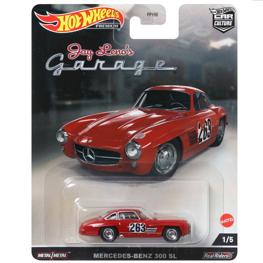 Hot Wheels Premium Mercedes - Benz 300 sl Jay Lenon´s Garage