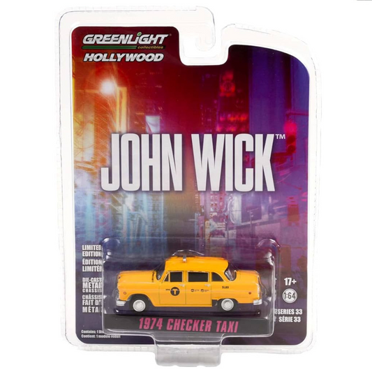 Taxi Checker Motors Marathon A11 de la pelicula John Wick: Chapter 3 - Greenlight 1/64