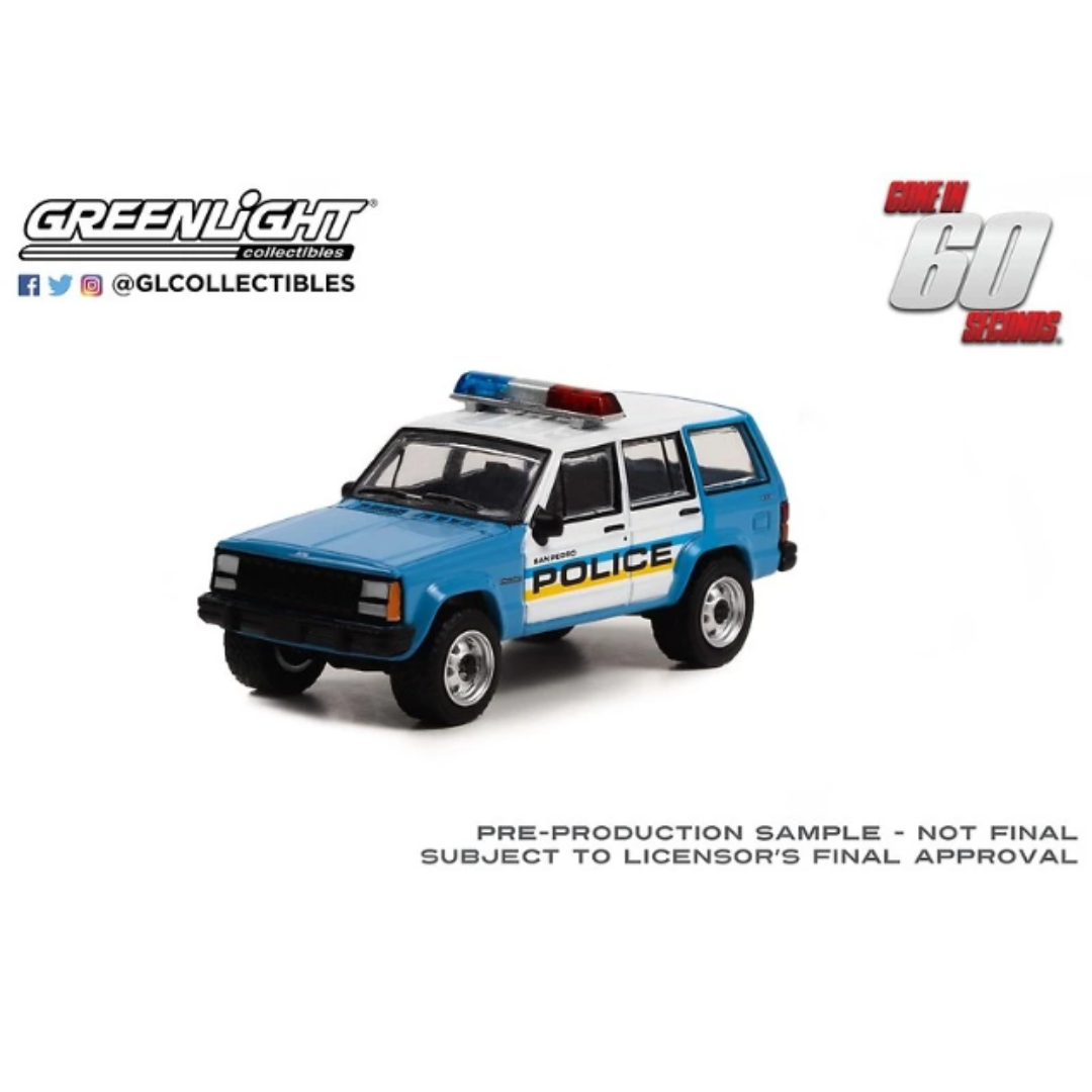 Jeep Cherokee "60 segundos" (1995) Greenlight 1/64