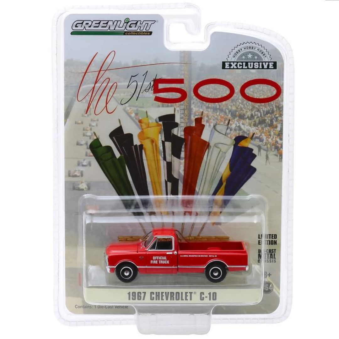 Chevrolet C10 Bomberos de la Carrera de las 500 millas en Indianapolis Greenlight 30030 escala 1/64