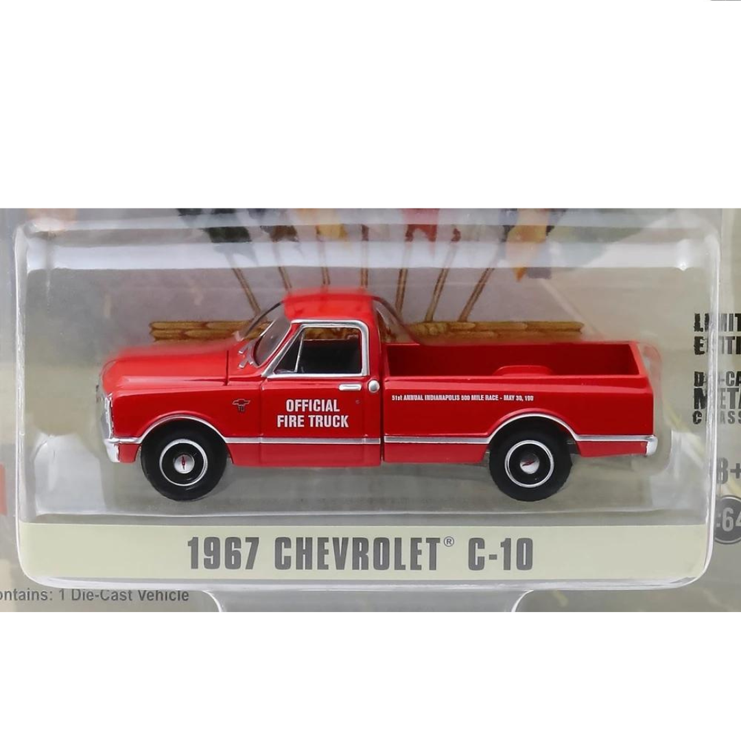 Chevrolet C10 Bomberos de la Carrera de las 500 millas en Indianapolis Greenlight 30030 escala 1/64