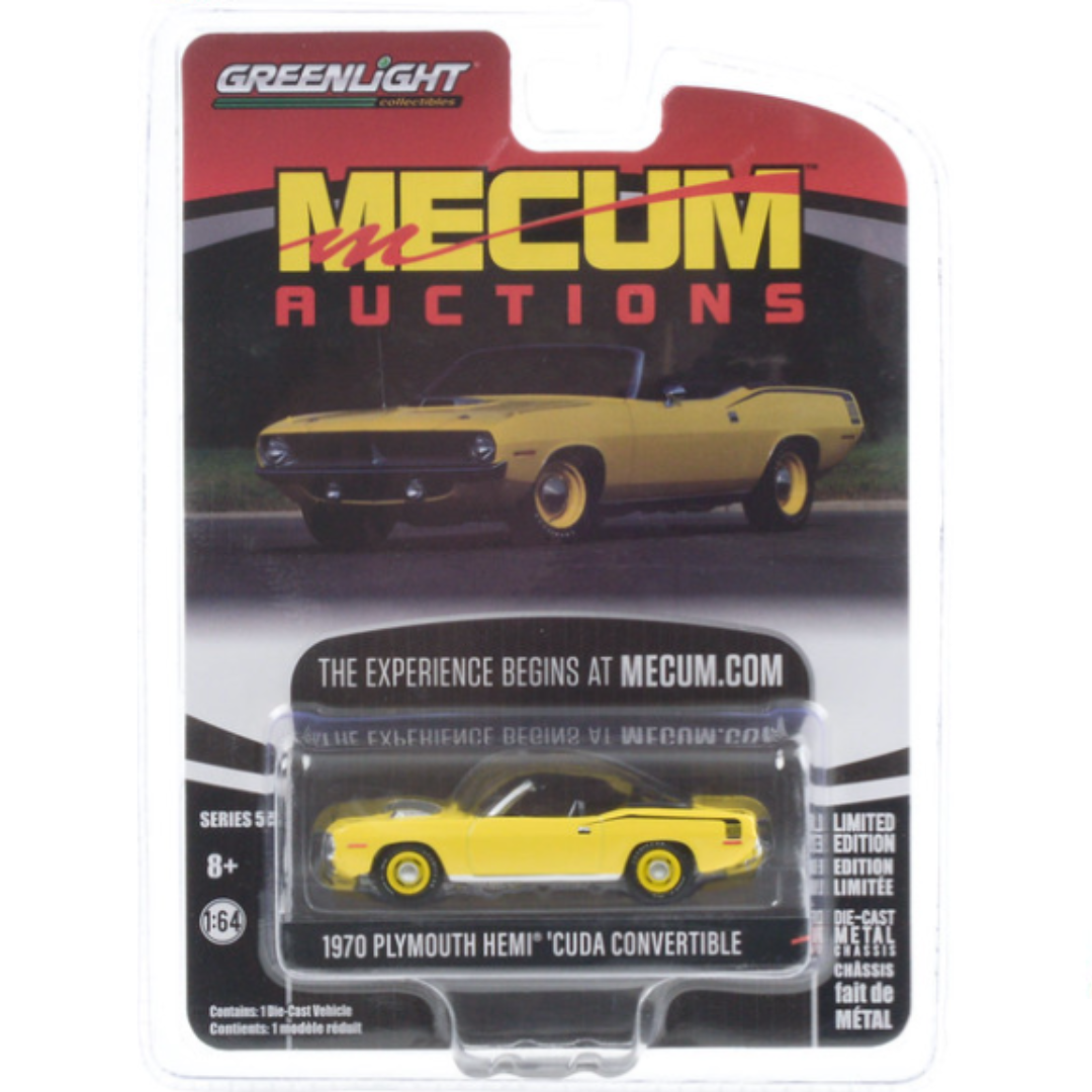 Plymouth HEMI Cuda Convertible (1970) Mecum Auctions Greenlight 1/64