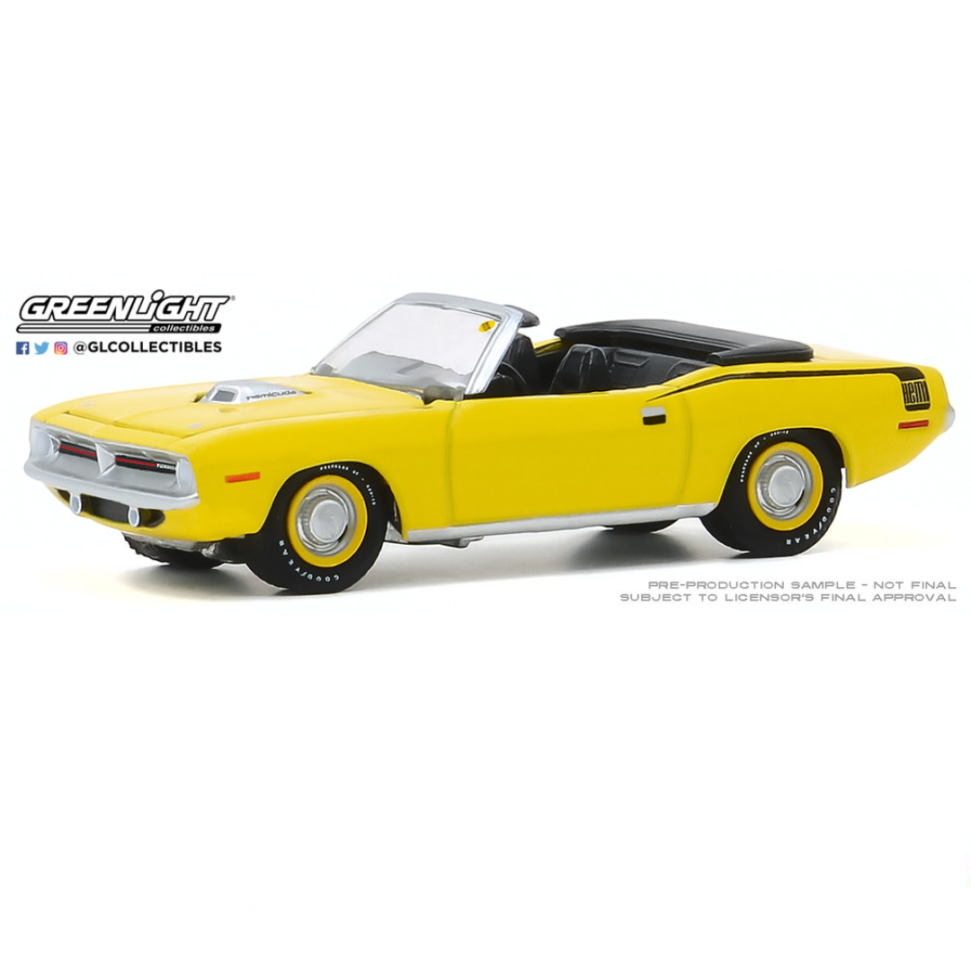 Plymouth HEMI Cuda Convertible (1970) Mecum Auctions Greenlight 1/64