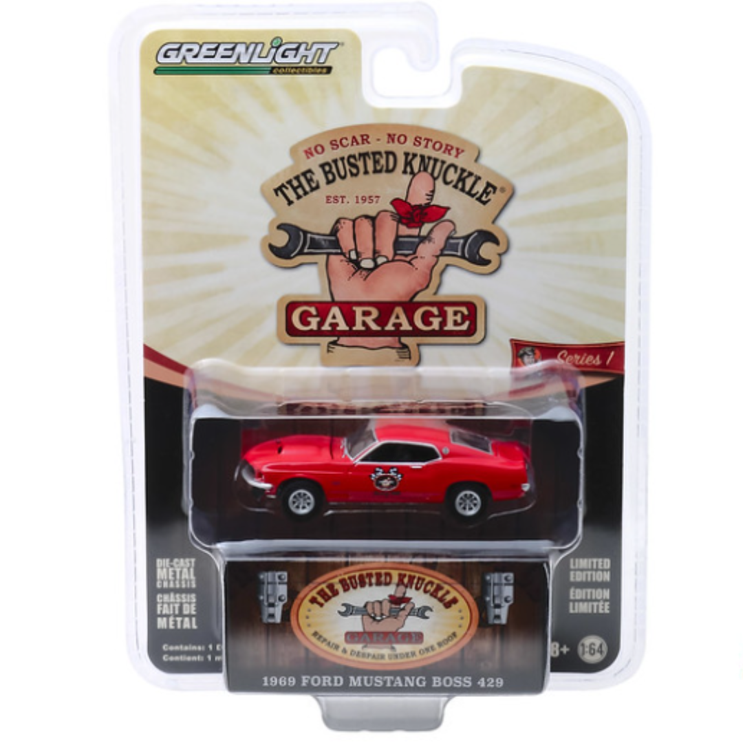 Ford Mustang Boss 429 Racing "Patrocinado" (1969) Greenlight 1/64