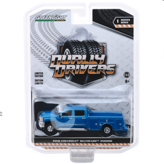 Chevrolet Silverado 3500 "Service Bed" (2018) Greenlight 1/64