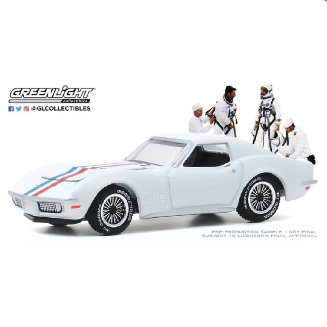 Chevrolet Corvette "Norman Rockwell Series 3" (1971) Greenlight 1/64