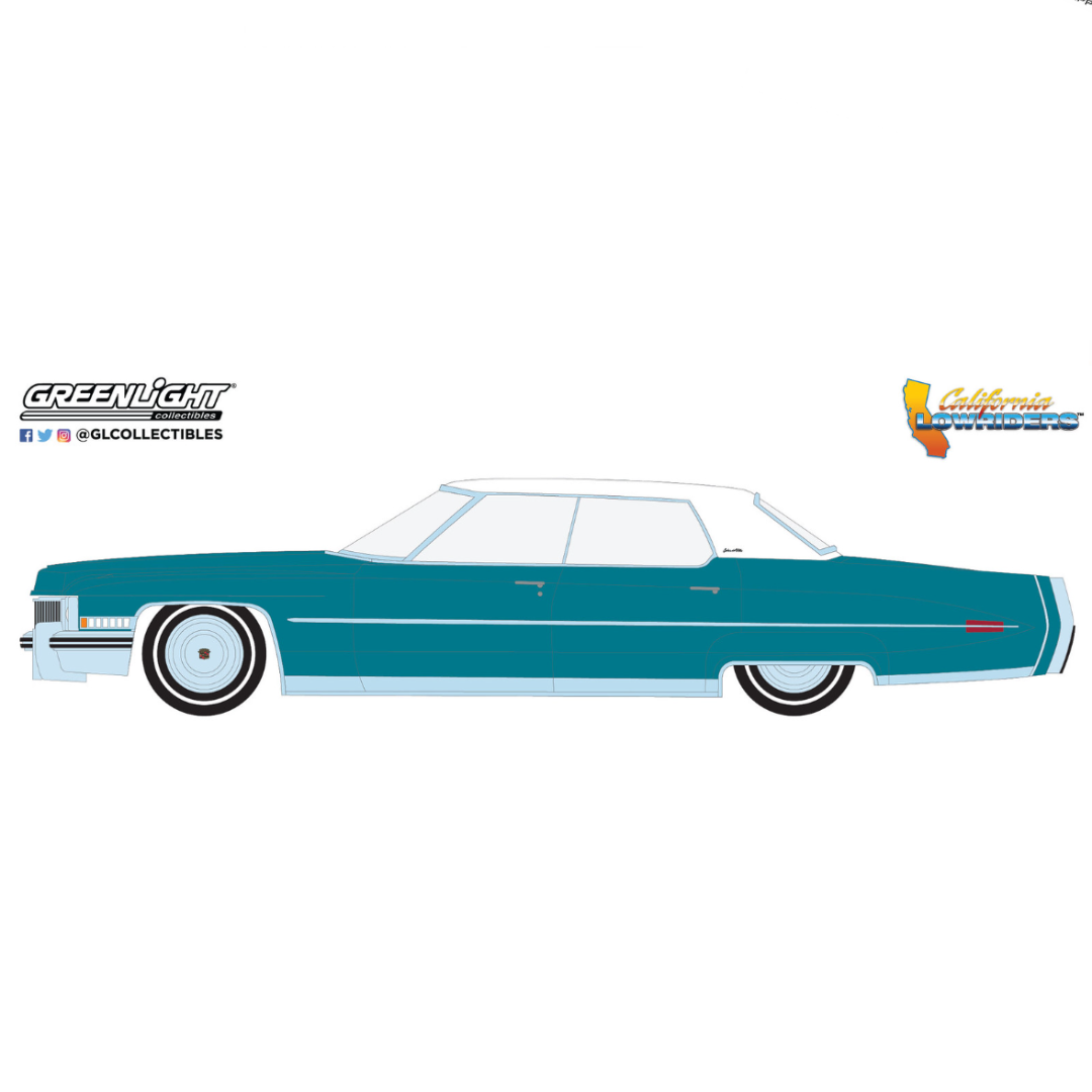 Cadillac Sedan deVille "Lowrider" (1973) Greenlight 63010F escala 1/64