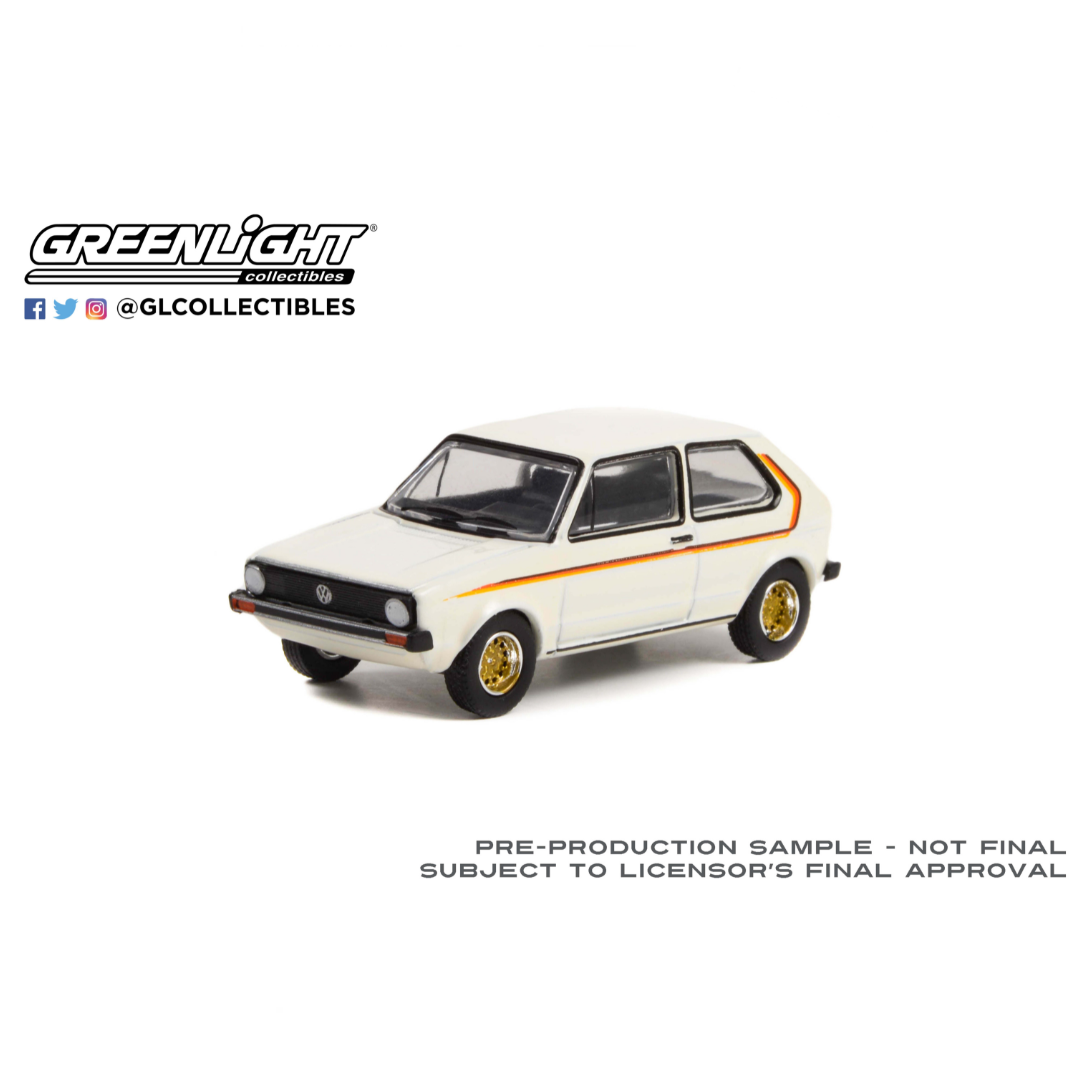 Volkswagen VW Golf (1975) Custom Stripes "Vee Dub Series 14" Greenlight 1/64