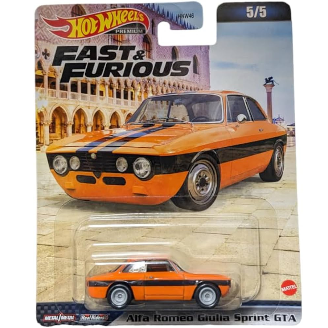 Hot Wheels Premium Alfa romeo Giulia Sprint GTA Fast And Furious