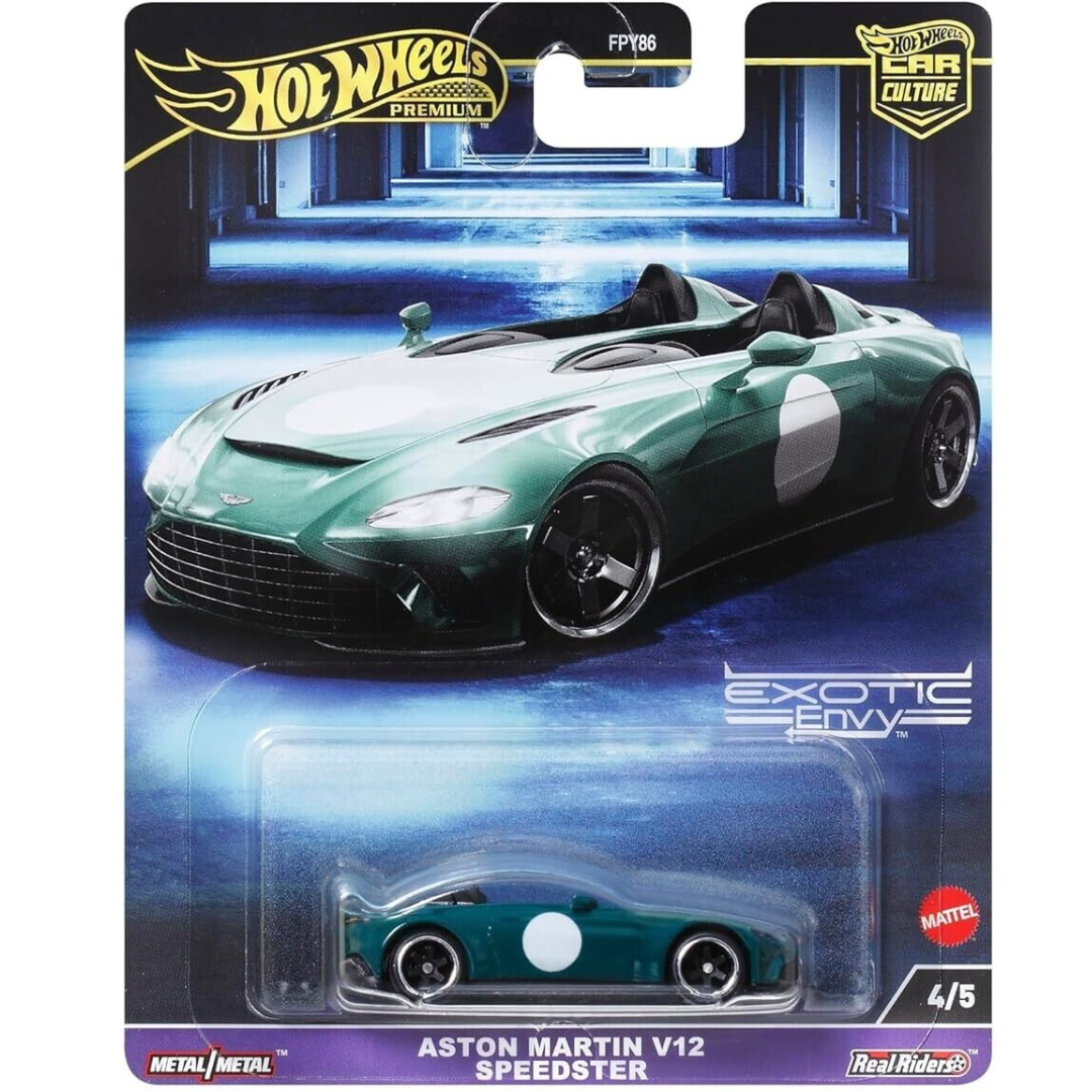 Hot Wheels Premium Aston Martin V12 Speedster Exotic Envy