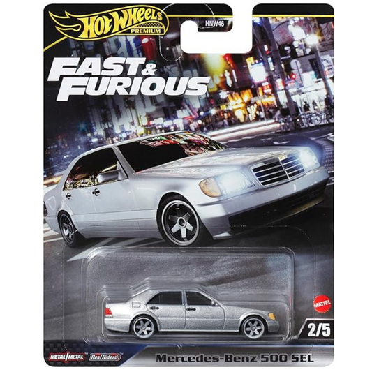 Hot Wheels Premium Mercedes Benz 500 SEL Fast and Furious