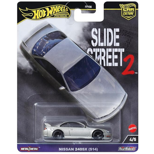 Hot Wheels Premium Nissan 240SX (S14) Slide Street