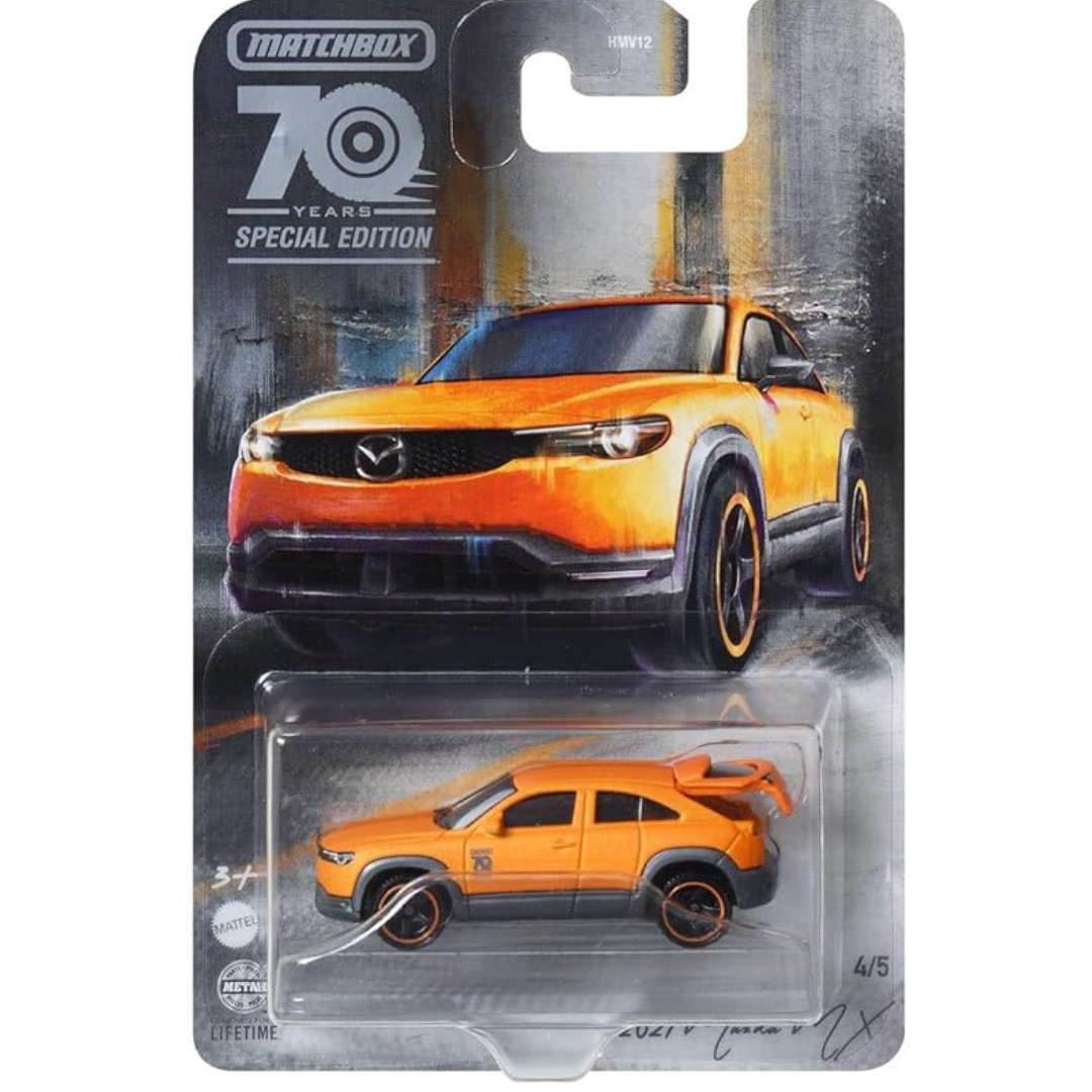 Matchbox Serie Completa de 5 vehículos Edición Especial del 70º Aniversario