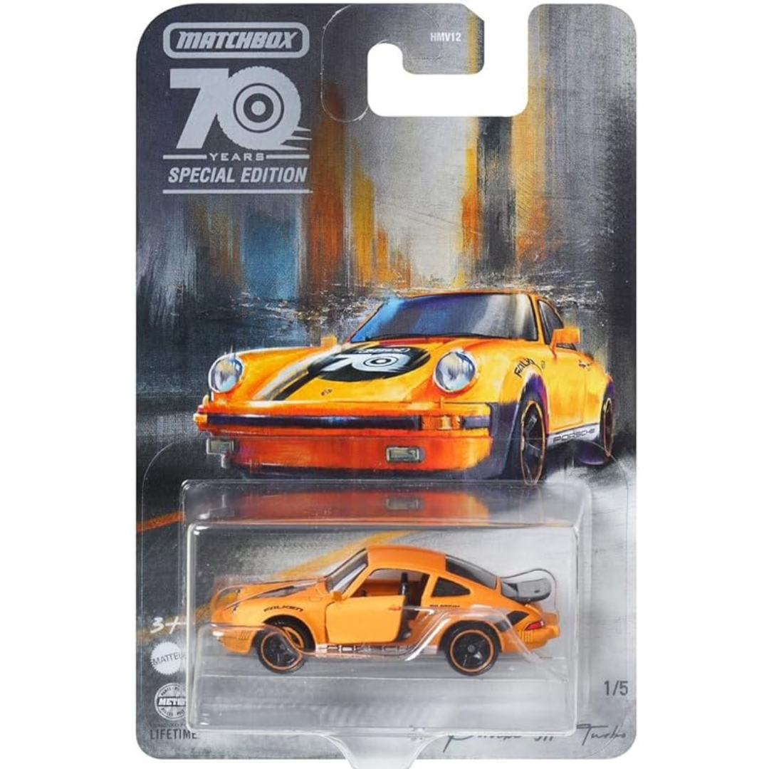Matchbox Serie Completa de 5 vehículos Edición Especial del 70º Aniversario