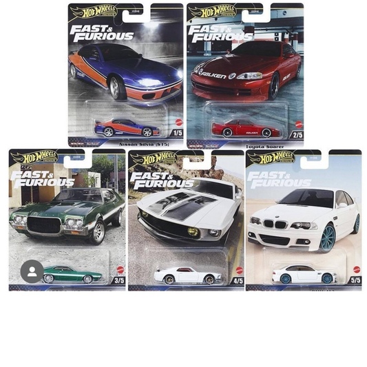 Hot Wheels Premium Fast And Furious 2024 Serie Completa