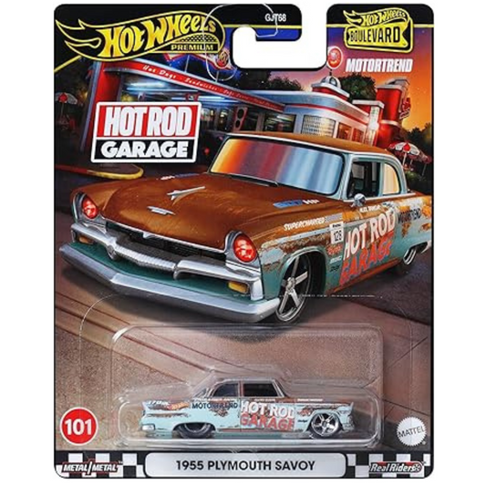 Hot Wheels Premium 1955 Plymouth Savoy Boulevard #101