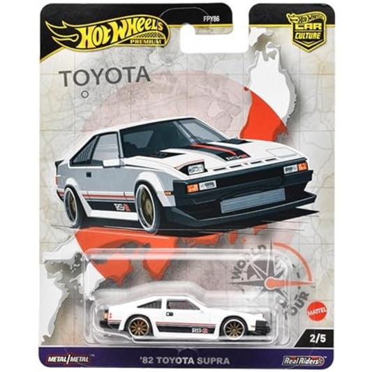 Hot Wheels Premium Toyota Supra World Tour Car Culture