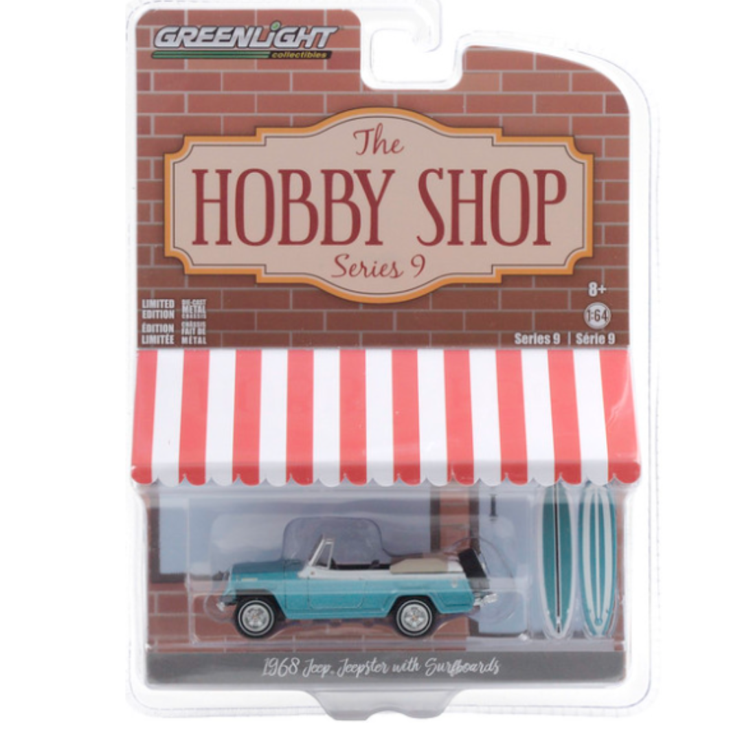 Kaiser Jeep Jeepster con tablas de Surf (1968) Greenlight 1/64