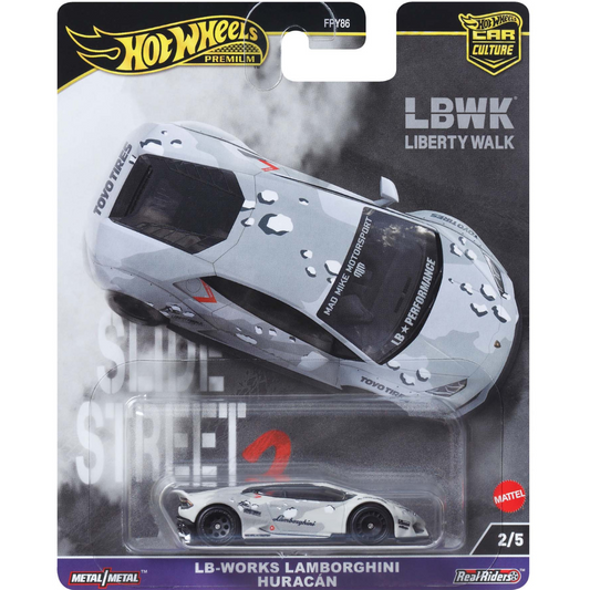 Hot Wheels Premium Lamborghini Huracan LB Works Slide Street