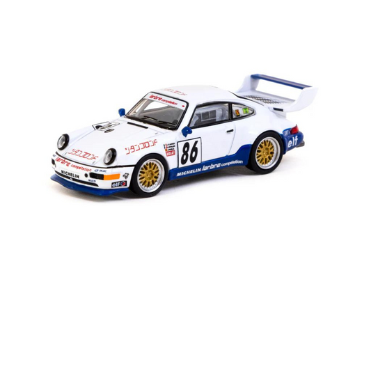 Schuco X Tarmac Works 1/64 Porsche 911 Turbo S LM GT