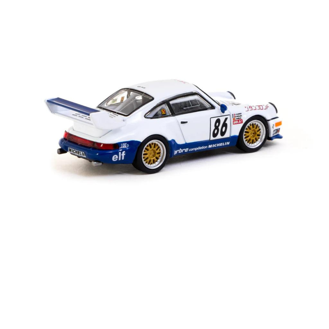 Schuco X Tarmac Works 1/64 Porsche 911 Turbo S LM GT