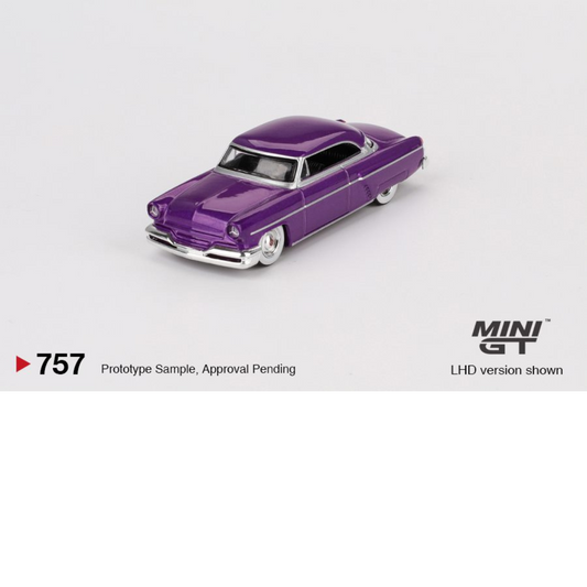 LINCOLN CAPRI HOT ROD PURPLE  METALLIC 1954 MINIGT