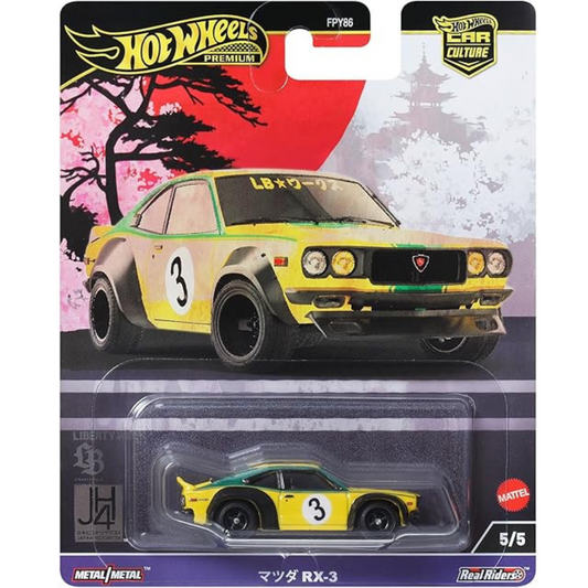 Hot Wheels Premium Mazda RX-3 Car Culture Japan Historics 4