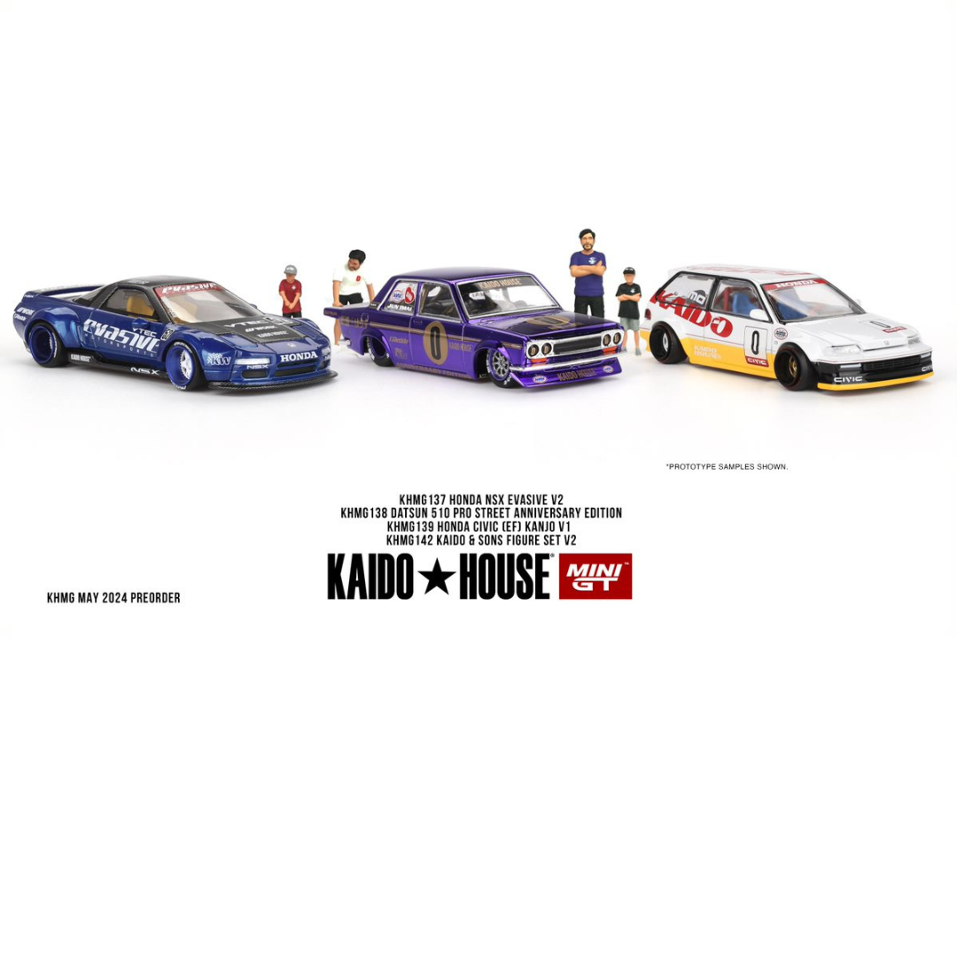 KAIDO HOUSE FIGURAS 1-64 FIGURINE KAIDO & SONS V2 2024 Mini GT