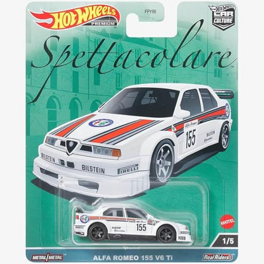 Hot Wheels Premium Alfa Romeo 155 V6 Ti Spettacolare *Che Fiagata HKC48
