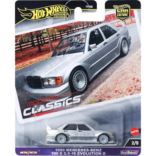 Hot Wheels Premium Mercedes 190 E 1990 Benz 2.5 16 Evolution II Pop culture HRV98