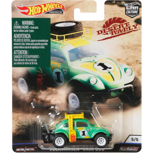 Hot Wheels Premium Volkswagen Baja Bug Desert Rally Beetle