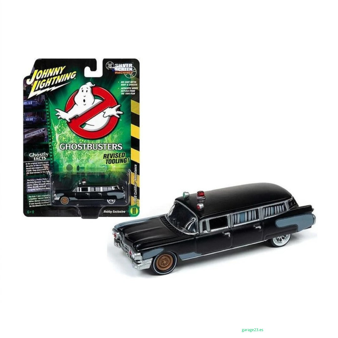 Johnny Lightning 1.64 Ghostbusters Project Pre-Ecto Silver Screen Series Cazafantasmas
