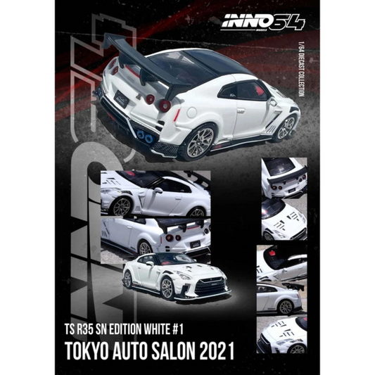 Inno64 Nissan Skyline GTR R35 Top Secret Tokyo Auto Salon 2021  1.64 *** Pieza Exclusiva de Salón Tokio ***