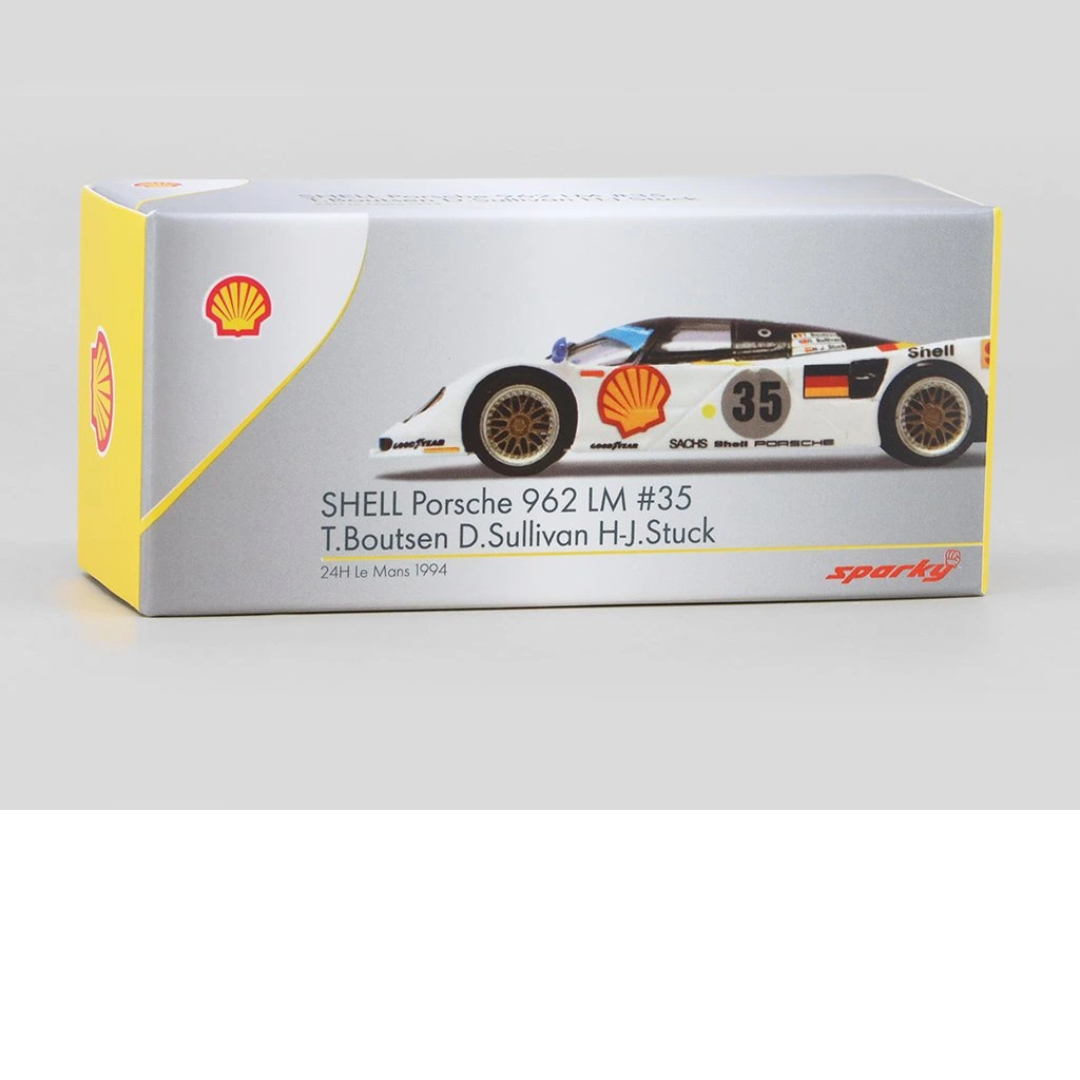 Sparky / Tiny Toys Porsche 962 LM Shell 24h Le Mans 1994 3.º T. Boutsen D. Sullivan HJ Stuck #35 1.64 ***Hong Kong Limited Edition