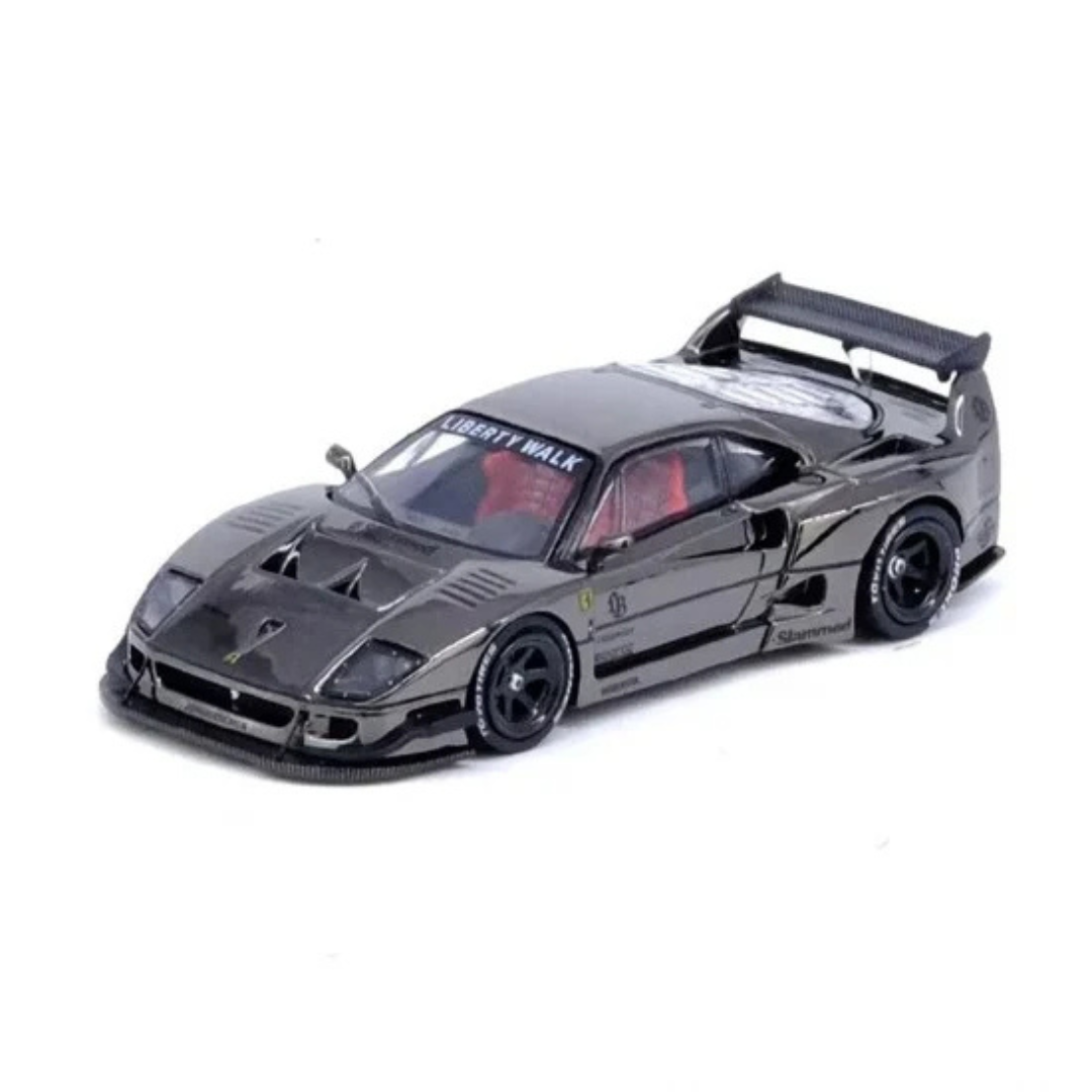Inno64 Ferrari F40 Negro Cromado LBWK 1.64