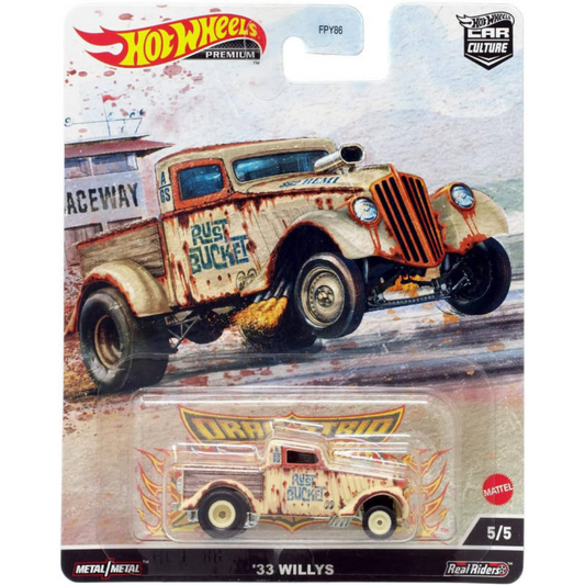 Hot Wheels Premium 1933 Willys Dragstrip series Car Culture 1.64