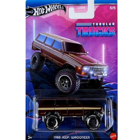 Hot Wheels Silver Series Tubular Trucks Jeep Wagoneer de 1988 basico