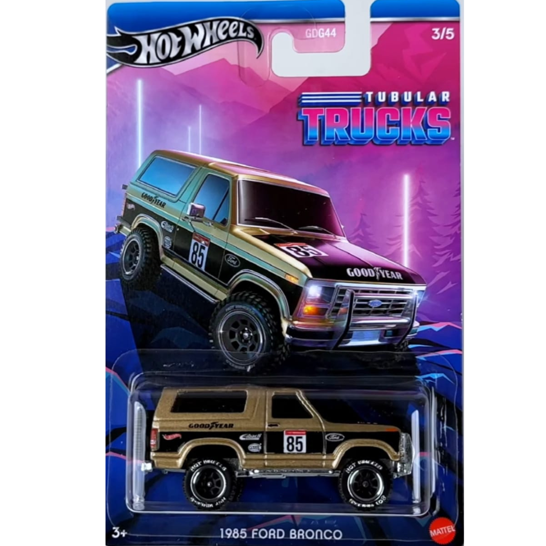 Hot Wheels Silver Series Tubular Trucks Ford Bronco de 1985 Basico