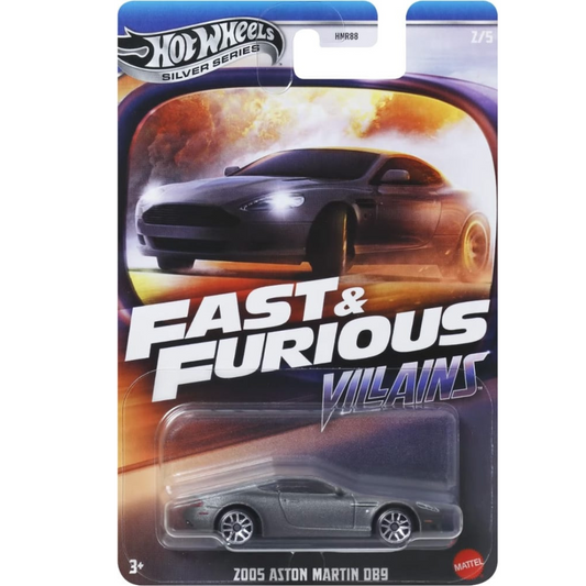 Hot Wheels Silver Series Fast And Furious Villanos Aston Martin DB9 2005 - Furioso 7