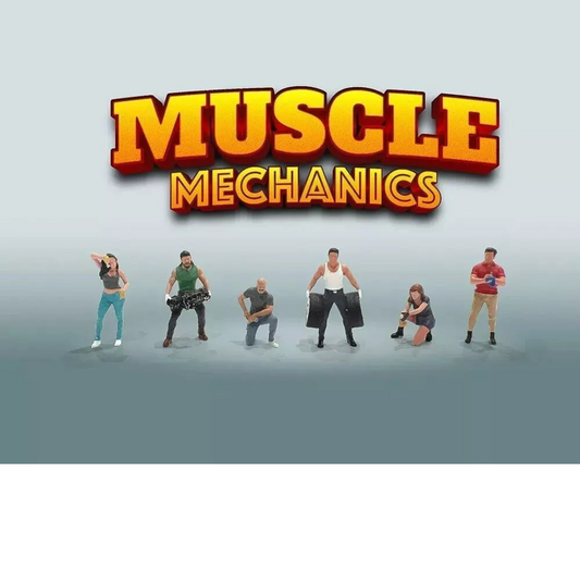 Figuras American diorama Muscle Mechanic Set Limitado 2400 Piezas Mijo Exclusives 1.64
